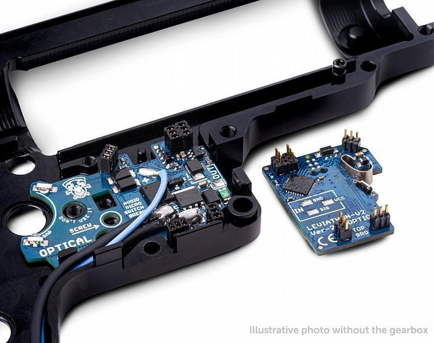 Leviathan V2, optical (rear wiring + CNC M4/M16 Classic trigger)