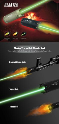 Blaster light strip unit