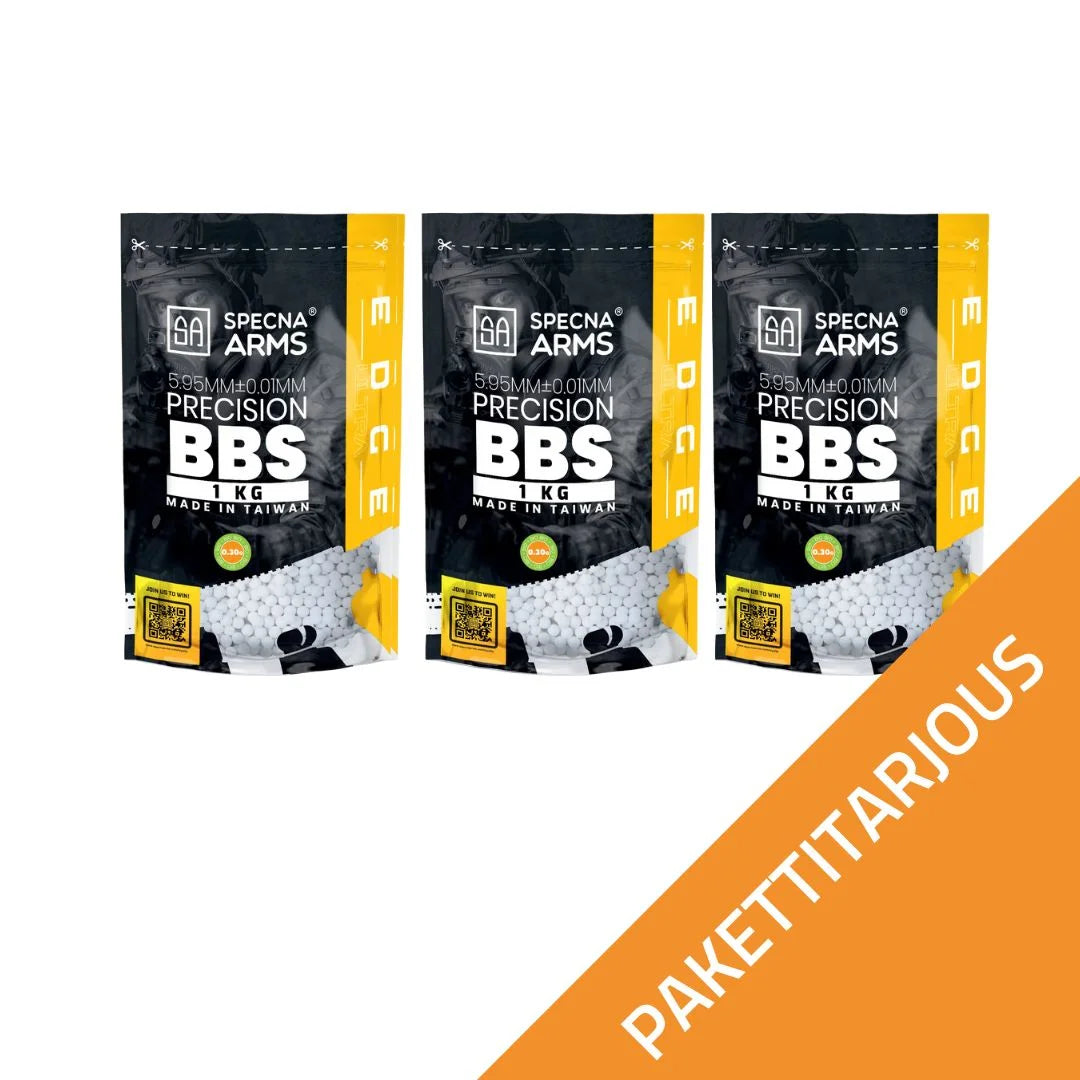 3x Specna Arms EDGE ULTRA Bio BBs 0,30g -3330pcs
