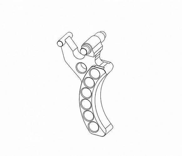 RetroArms CNC Liipaisin AK - C (hopea)