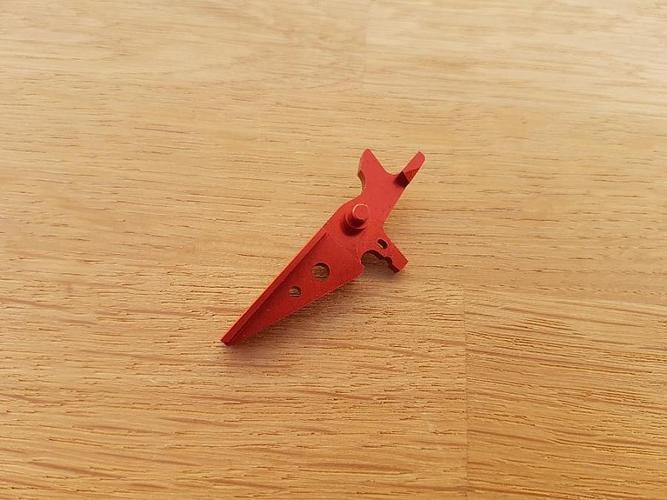 RetroArms CNC Trigger AR15 - A (punainen)