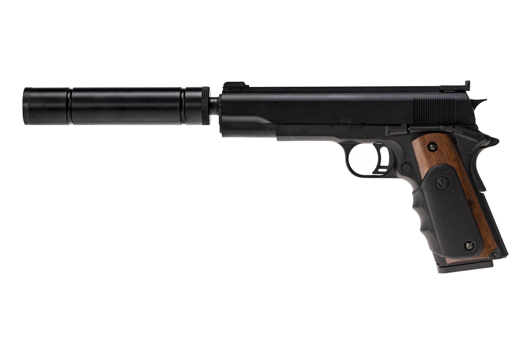 Agency VX-9 kaasupistooli - musta