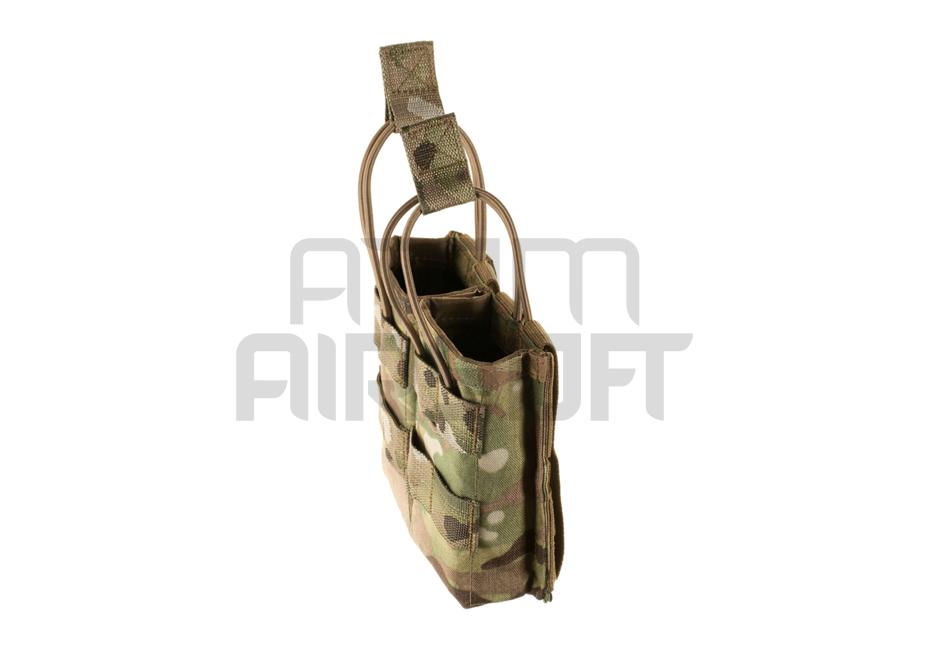 Warrior AK 7.62mm open top lipastasku kahdelle lippaalle - Multicam