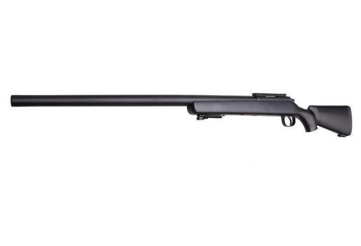 Well MB03A pulttilukkoinen tarkkuuskivääri - musta