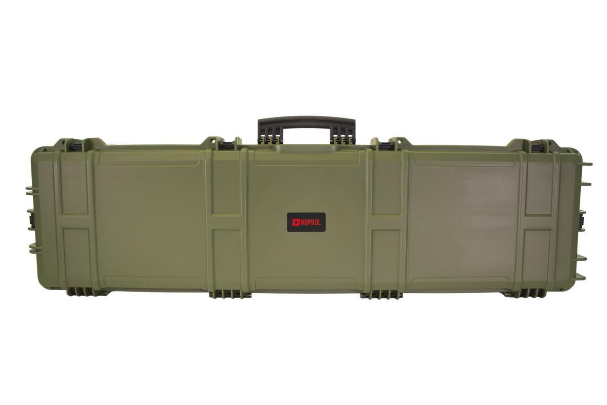 XL Hard Case, hard plastic gun case - green